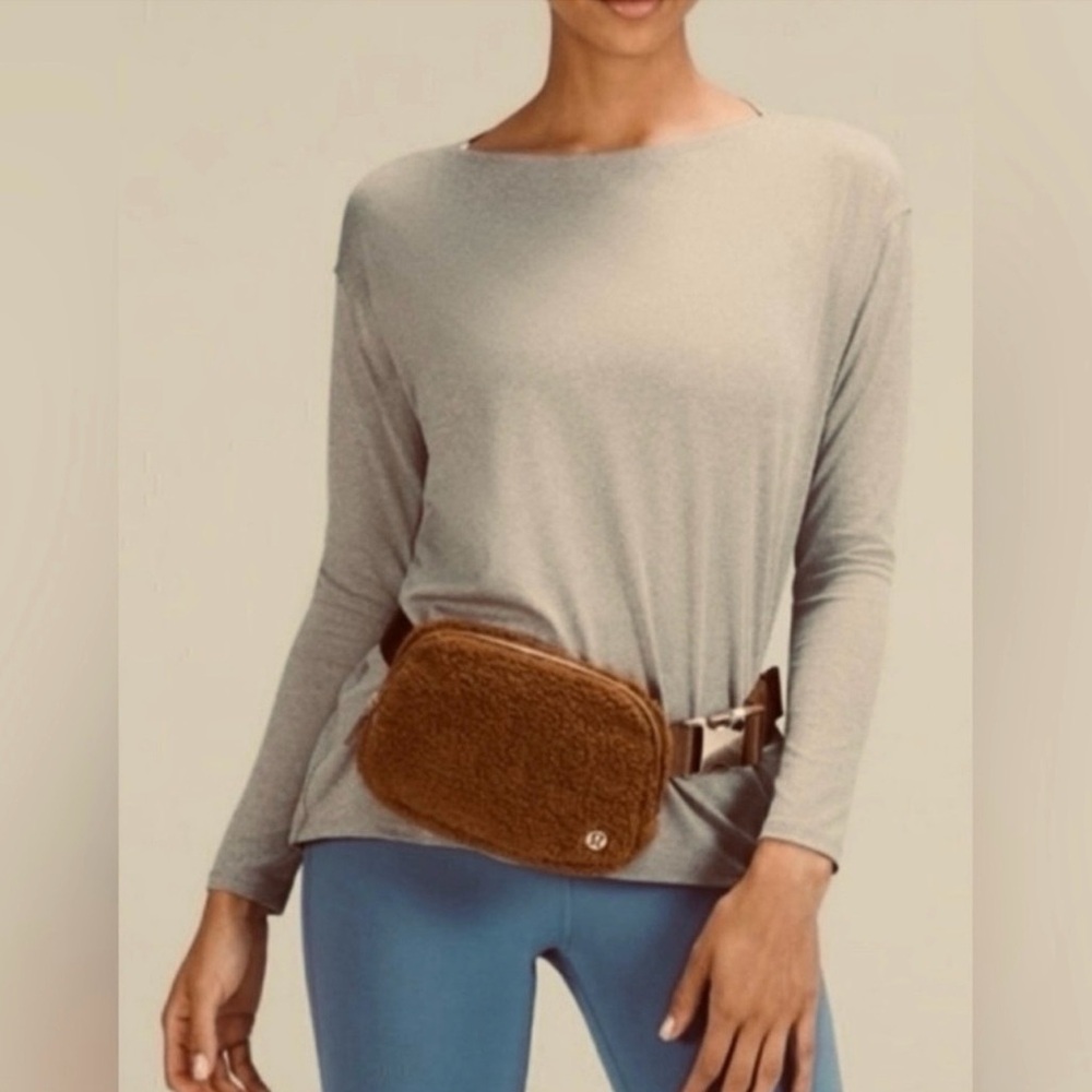Lululemon Fleece Crossbody Bag